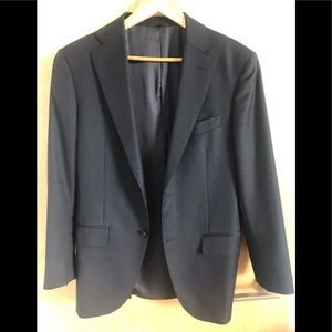 Suit Supply - men’s navy pinstripe suit
